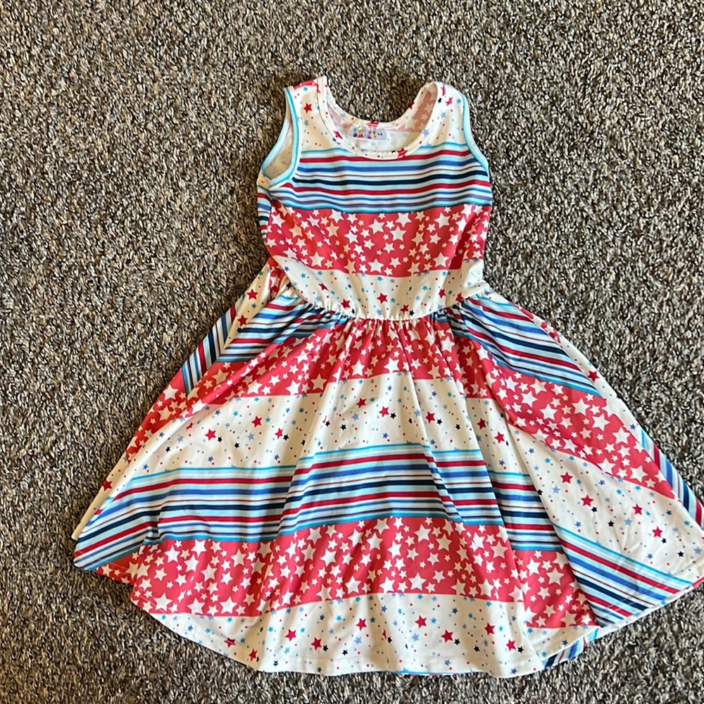 Sleeve less slinky stars and stripes